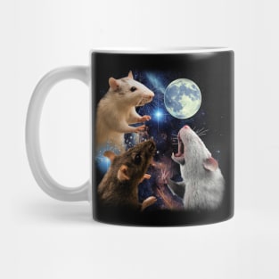 Rat Runway Strut Your Stuff in Chic and Playful Rat Tees Mug